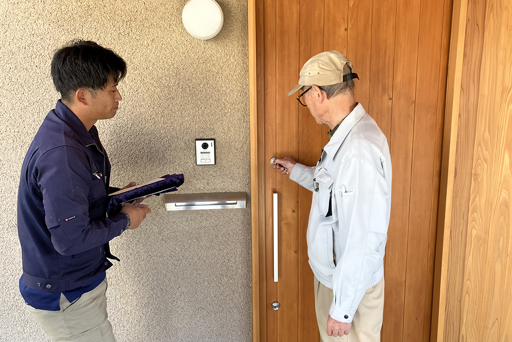 加古川市の木の家　引渡式