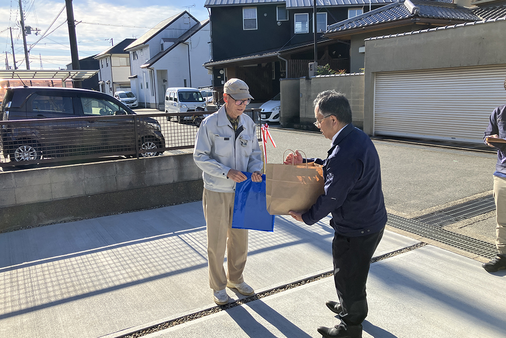 加古川市の木の家　引渡式