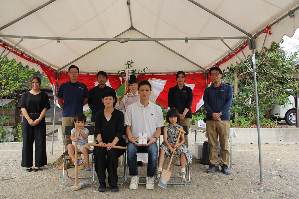 神崎郡の木の家　地鎮祭