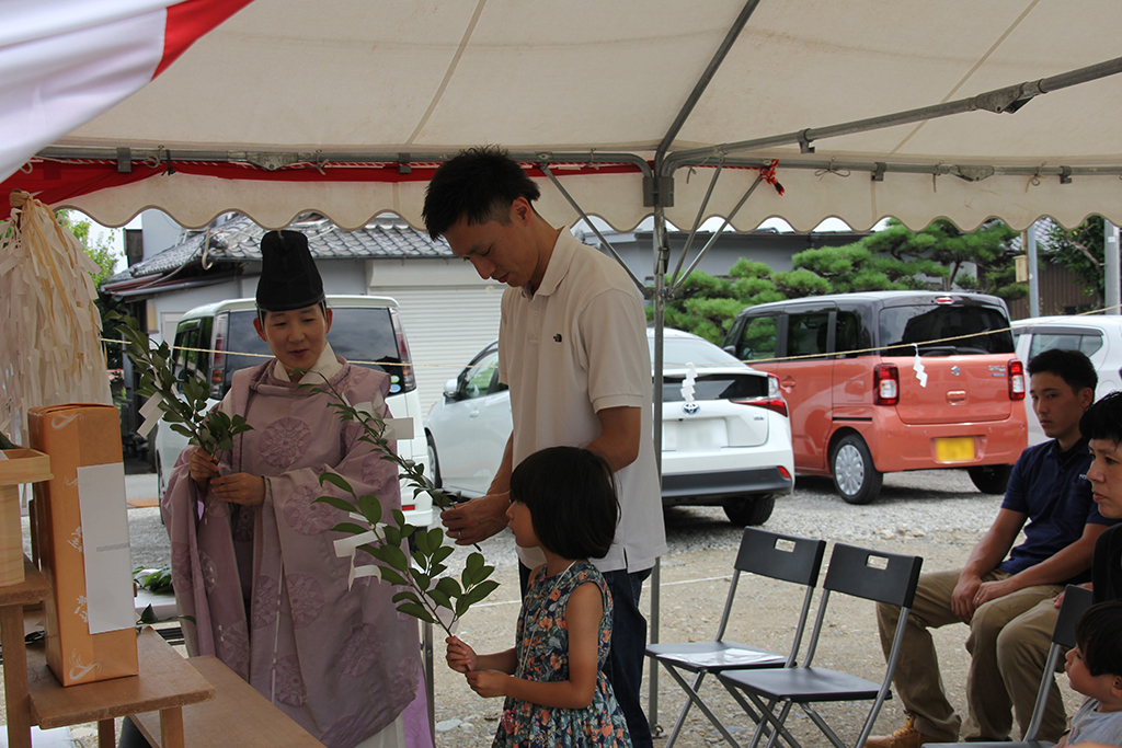 神崎郡の木の家　地鎮祭