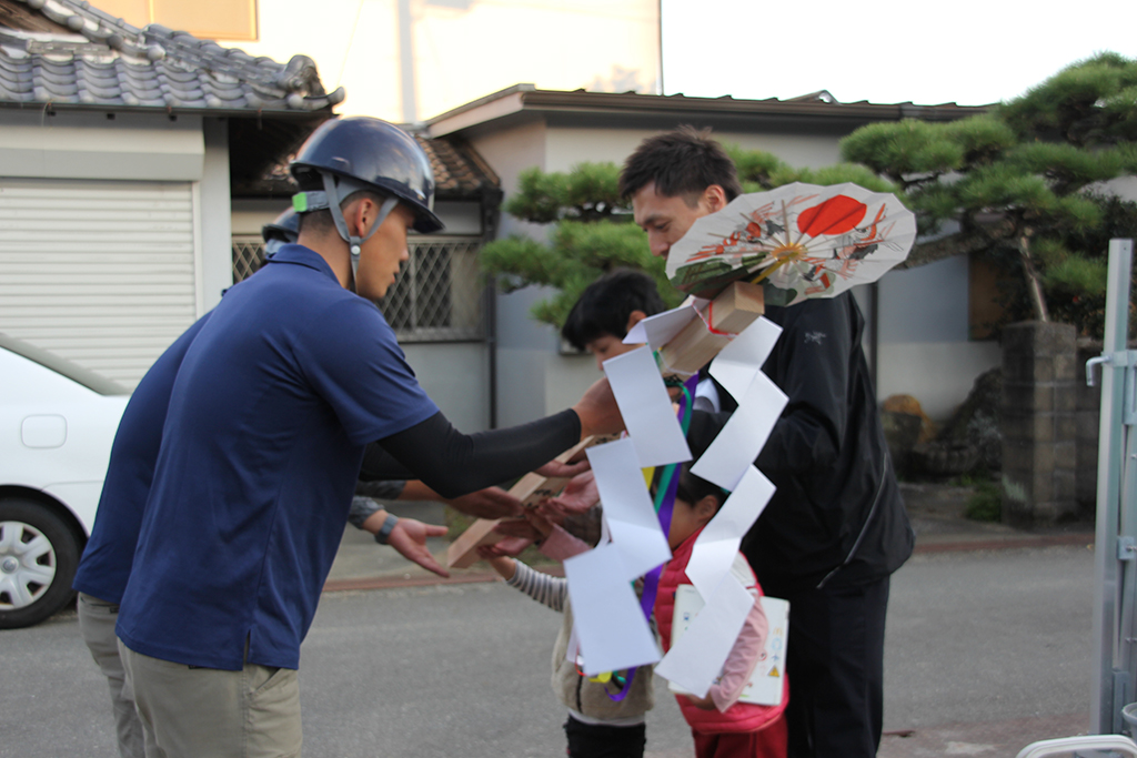 神崎郡の木の家　上棟式