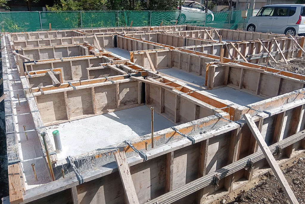 神崎郡の木の家　型枠